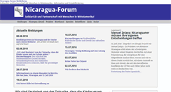 Desktop Screenshot of nicaragua-forum.de